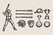 Baseball Emblems Part 2, a Branding & Logo Template by AkimD (Thumbnail 5 of 5)