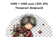Whimsical Birthday Boy Clipart PNG, an Illustration by one-touch (Thumbnail 9 of 18)