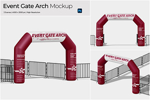 Inflatable Event Gate Arch Mockup