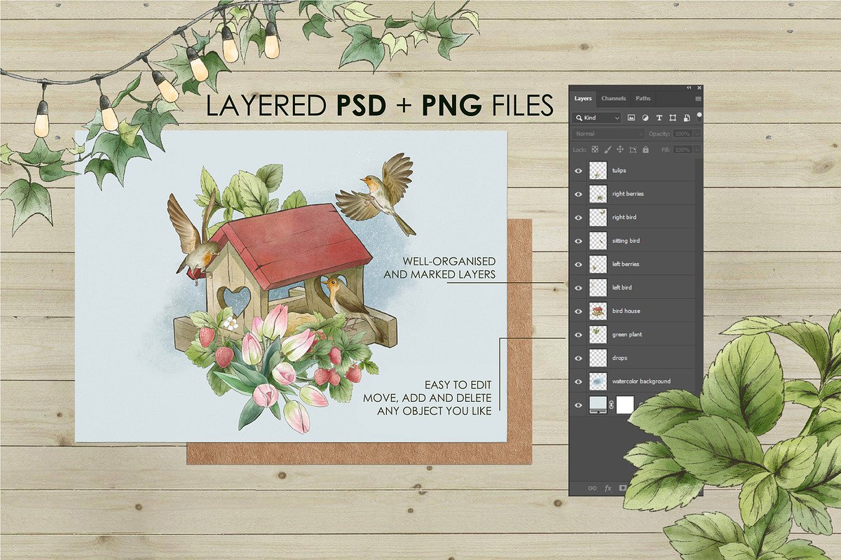 Vintage Watercolor Gardening Clipart, an Animal Illustration by JSolomatina (Photo 5 of 13)