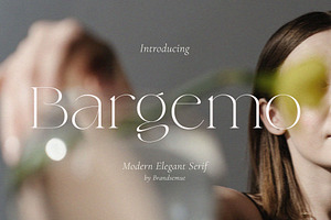 Bargemo – Modern Elegant Serif, a Serif Font by BrandSemut