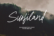 Surfiland - Handwritten Brush, a Handwritten Font by tebaltipislab (Thumbnail 1 of 10)
