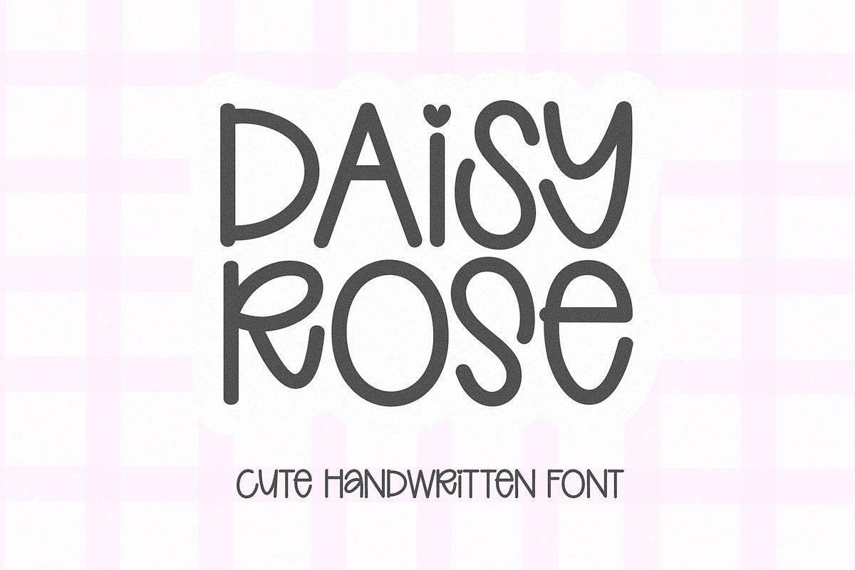Daisy Rose | Cute Handwritten Font, a Handwritten Font by KA Designs (Photo 1 of 10)