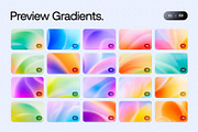 100 Waveblur Gradients Collection, a Texture Graphic by Asylab (Thumbnail 4 of 10)