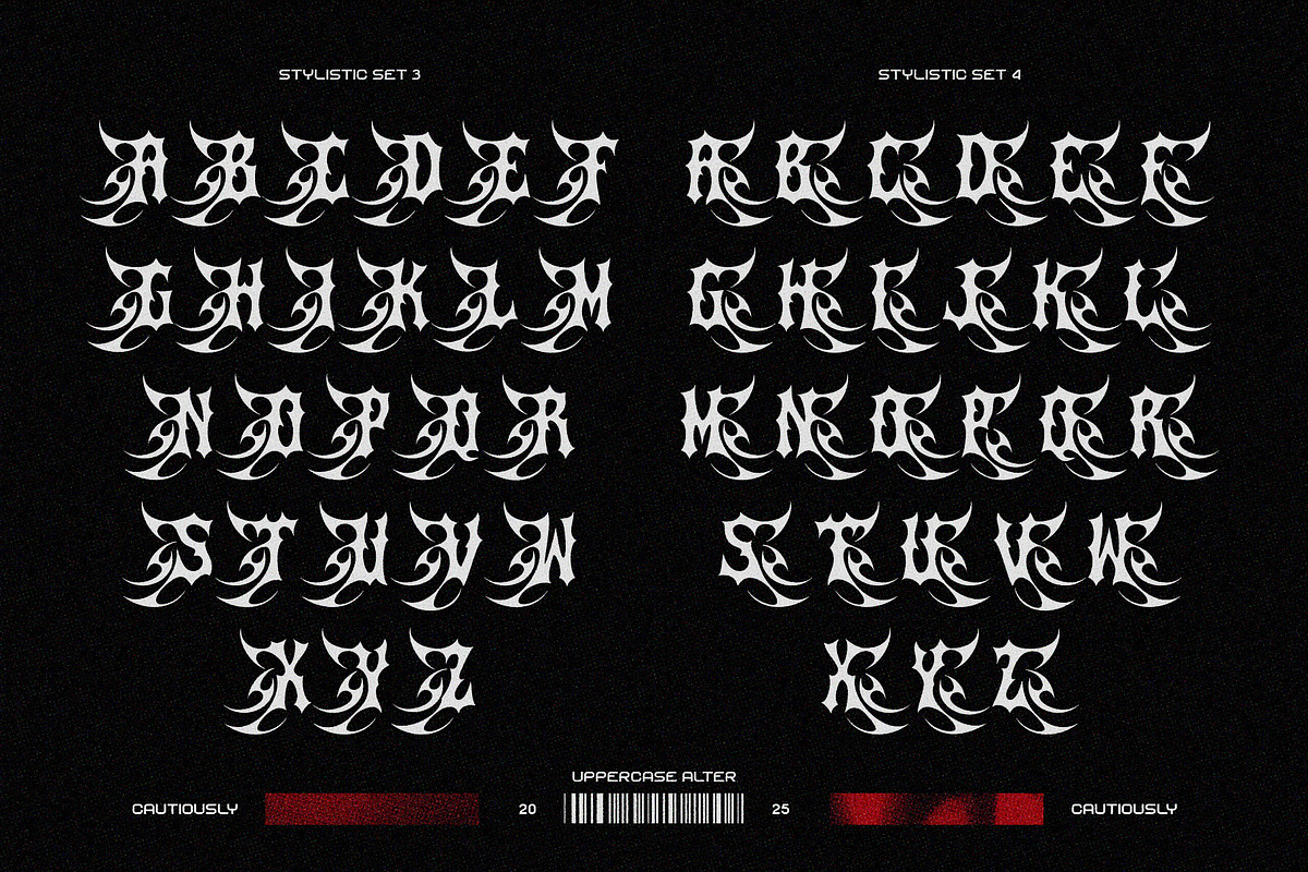 Dead Sky Darkletter Typeface, a Blackletter Font by alit design (Photo 11 of 17)