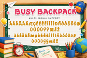 Busy Backpack, a Handwritten Font by Yoga Letter (Thumbnail 6 of 6)