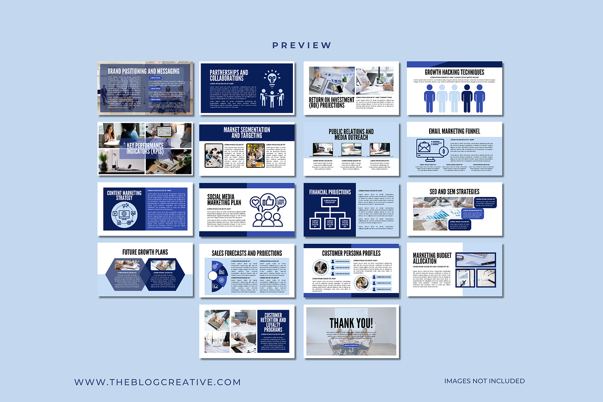 Business and Marketing Presentation, a Presentation Template by The Blog Creative (Photo 2 of 6)