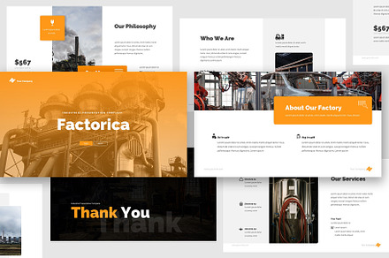 Factory & Industrial Keynote, a Presentation Template by Giant Design