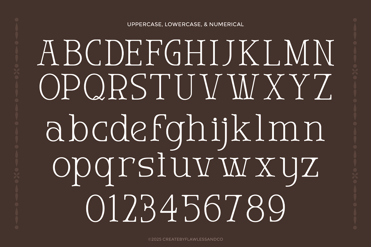 Kavaroom – Retro Slab Serif Font, a Serif Font by Flawless And Co (Photo 8 of 10)