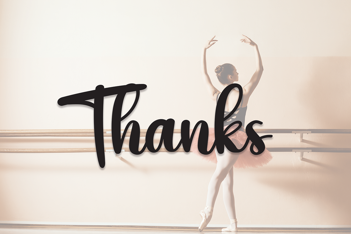 Ballerina | Script Font, a Script Font by Scratchones (Photo 2 of 8)