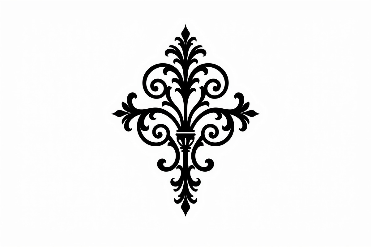 Decorative Vintage Ornament Cut File, an Illustration by musafir_fashion (Photo 3 of 9)