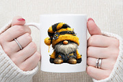 Cute Bee Gnome - Honey Bee Clipart, an Illustration by Sublimation Artist (Thumbnail 6 of 6)