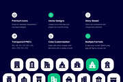 Buildings Icon Set, a Duotone Icon by Brickclay (Thumbnail 2 of 5)