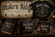 Western Ridge, a Blackletter Font by Wow Magic (Thumbnail 5 of 6)