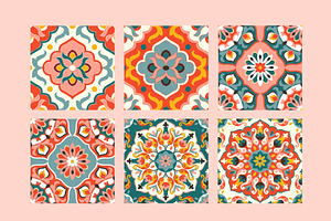 Quilt Ethnic Seamless Pattern