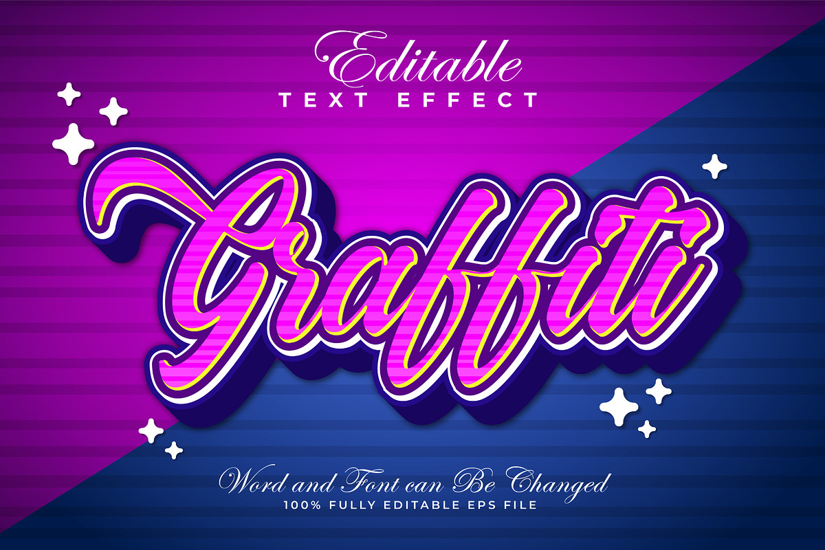 Graffiti Text Effect Style | EPS, a Layer Style Add-On by padilah_a
