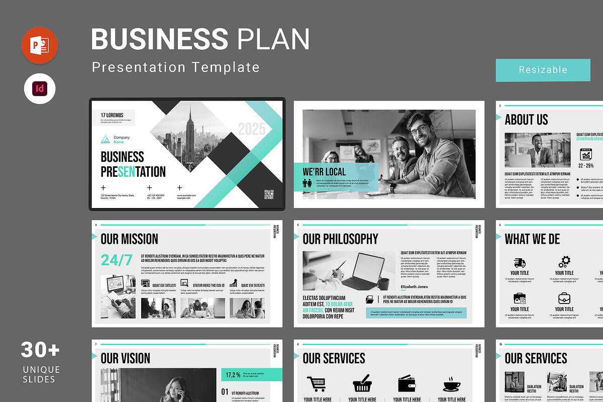 Business Presentation Layout, a Presentation Template by Seeing-art (Photo 1 of 5)