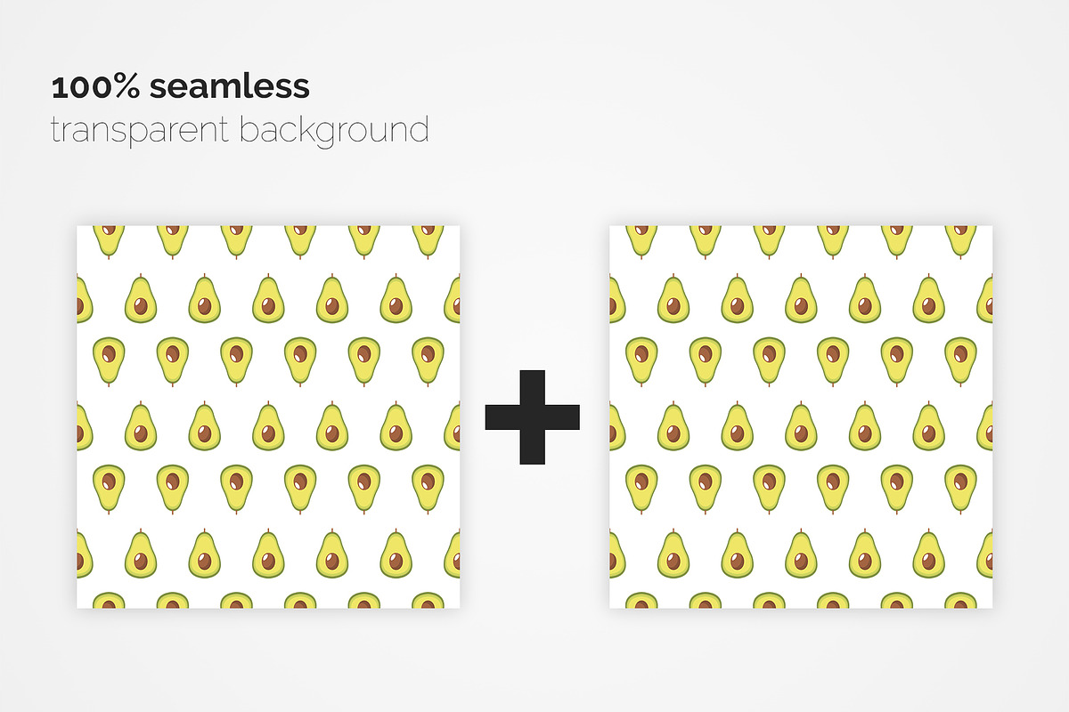 Avocado Seamless Patterns, a Pattern Graphic by 3Y_Design (Photo 3 of 6)
