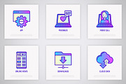 Information Technology Icons Set, an Outline Icon by Alex Blogoodf (Thumbnail 5 of 7)