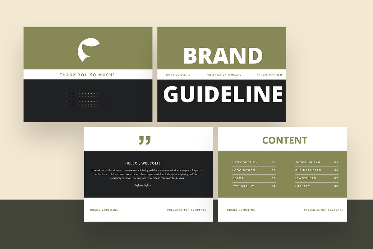 Brand Guidelines, a Brochure Template by Pixelpick (Photo 7 of 10)
