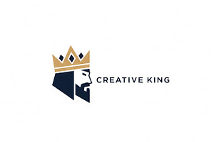 Creative King Logo, a Branding & Logo Template by Logocreative