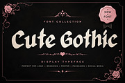 Cute Gothic, a Blackletter Font by Wow Magic (Thumbnail 1 of 4)