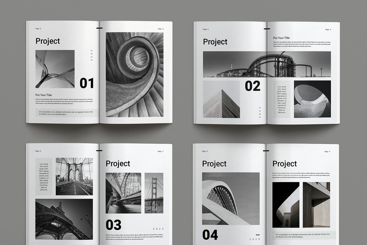 Architecture Portfolio Layout, a Brochure Template by Seeing-art (Photo 10 of 11)