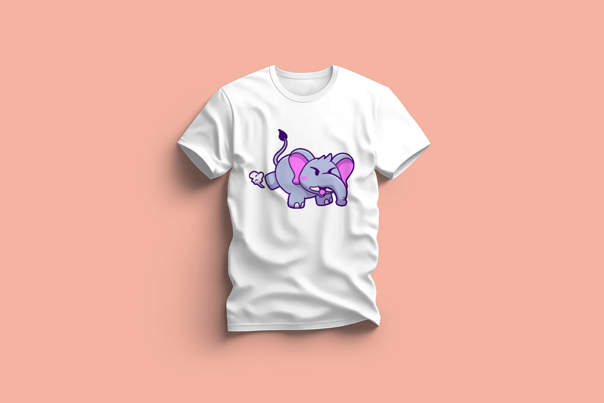 Cute Elephant Angry Cartoon, an Animal Illustration by Artstorystudio (Photo 3 of 3)
