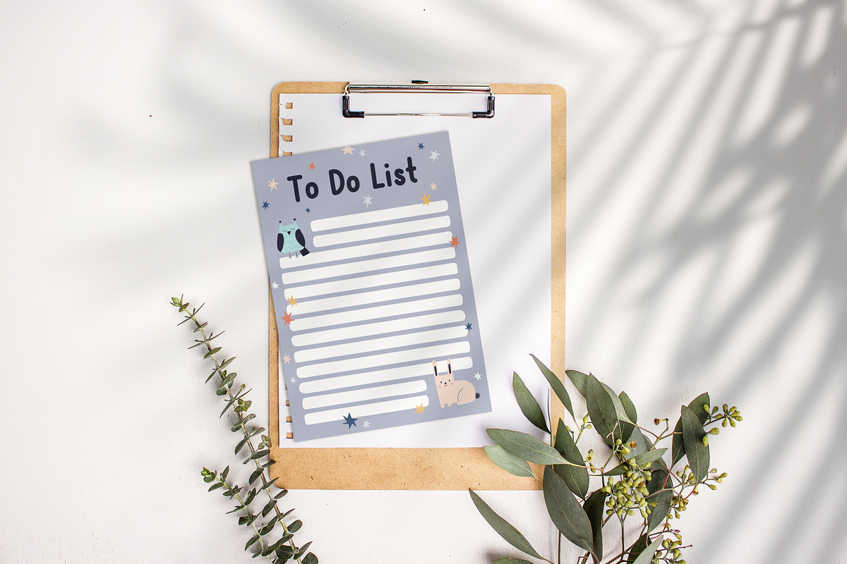 Planner and diary page templates set, a Decorative Illustration by Good Studio (Photo 7 of 7)
