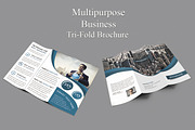 Multipurpose Tri-Fold Template, a Brochure Template by DeviserWeb (Thumbnail 1 of 3)