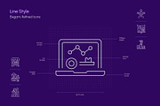 Marketing and Advertising Icons, an Outline Icon by Prosymbols (Thumbnail 3 of 7)