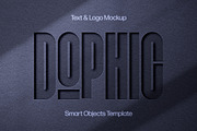 Cut Out Text & Logo Moсkup, a Mockup by Design Squad (Thumbnail 1 of 6)