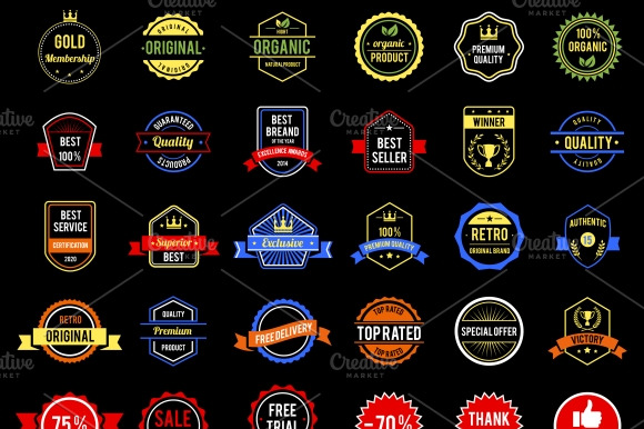 Various Badges