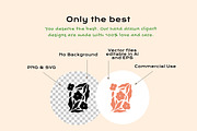Fluid Floral Linocut Bundle, an Illustration by ClayStudio (Thumbnail 5 of 8)