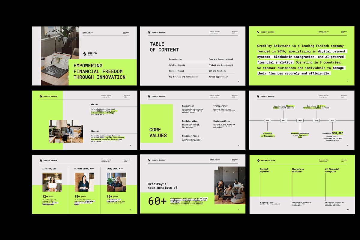 Pitch Deck Powerpoint Bundle Ver 1.0, a Presentation Template by Neermana (Photo 6 of 19)