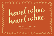 Havel Whie Script Font, a Script Font by Berdansabersama (Thumbnail 1 of 9)