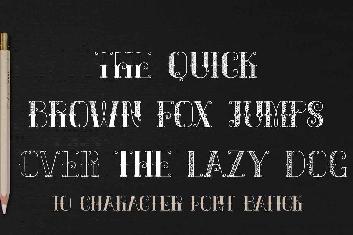 Batick, a Slab Serif Font by Bramcreative (Photo 5 of 10)