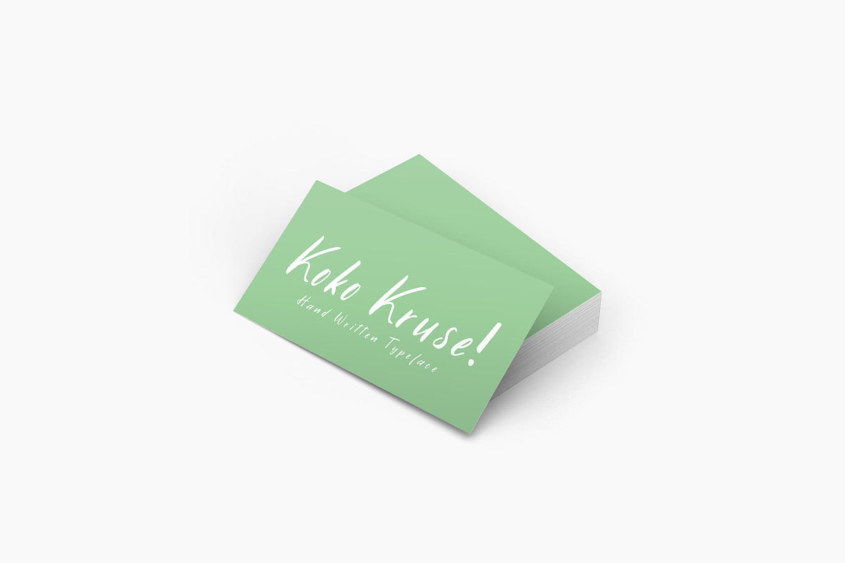 Koko Kruse | Hand Written Font preview 4