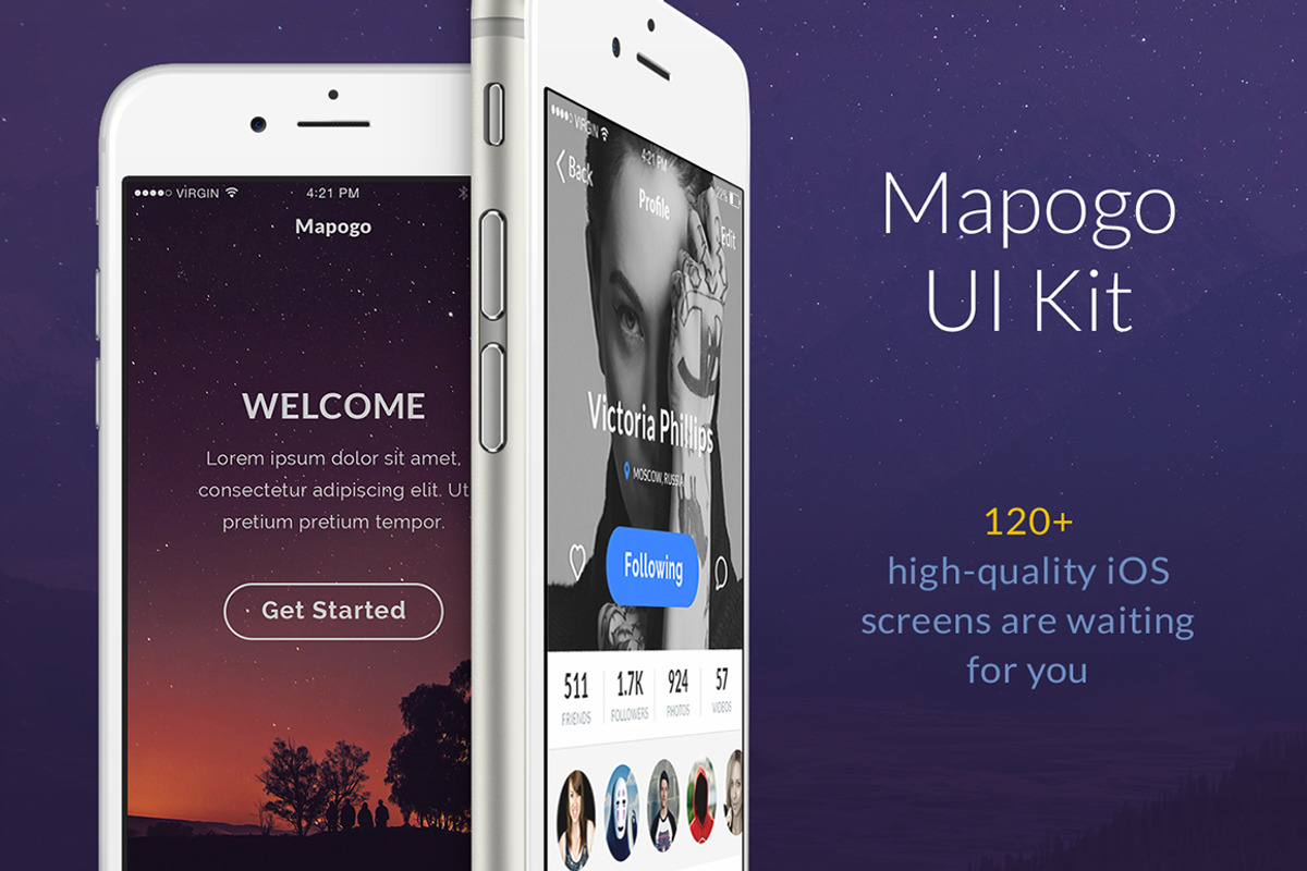 Mapogo UI Kit, an UI Kit Template by Just UI (Photo 1 of 8)