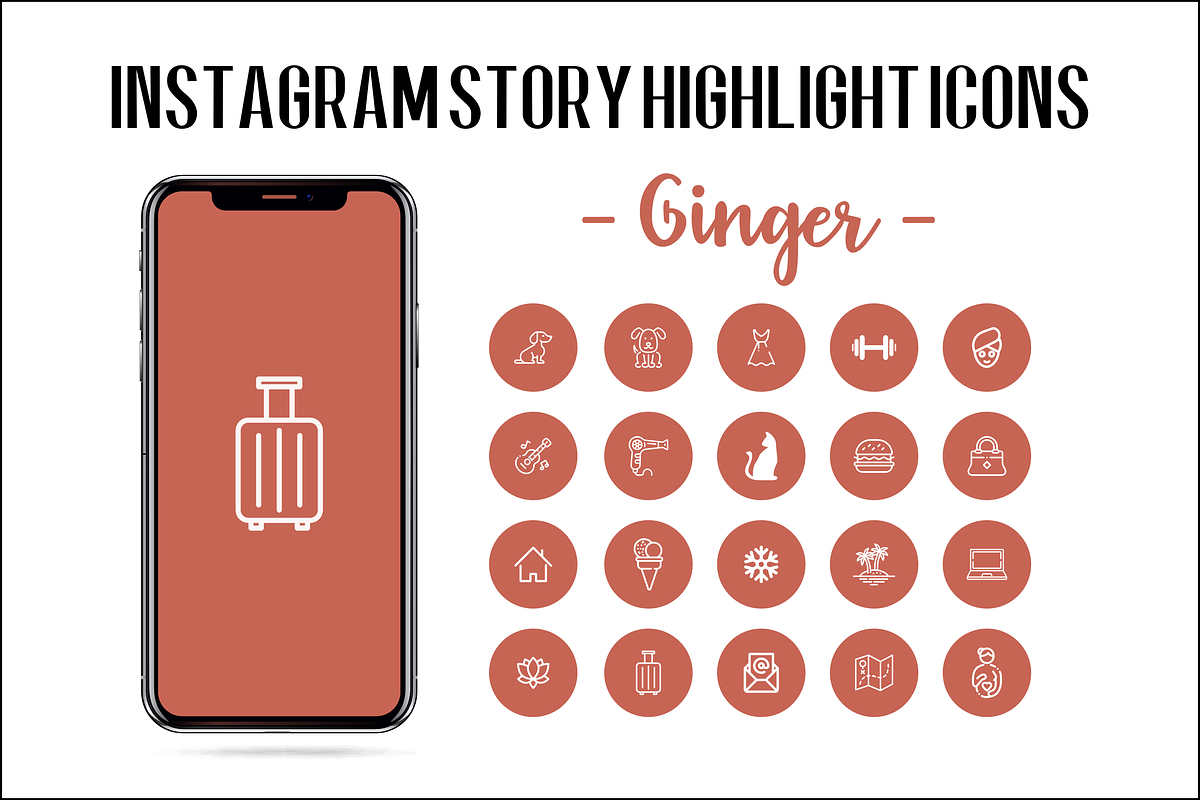 Instagram Story Highlight Icons, an Icon by LeArt (Photo 1 of 3)