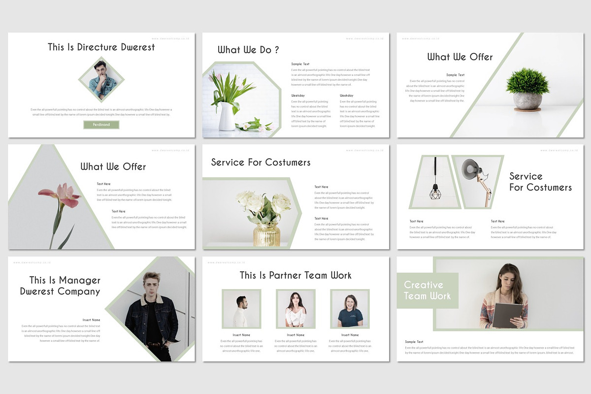 Dwerest - Powerpoint Template, a Presentation Template by inspirasign