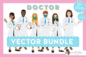 Doctor w/ Mask | Vector Bundle