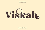 Viskah Modern Serif Font, a Serif Font by Luna Shop (Thumbnail 1 of 7)