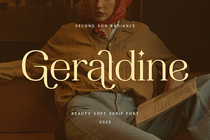 SS Geraldine - Beauty Serif Font