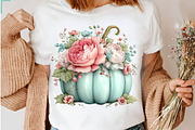 Pastel Pumpkin Clipart, a Seasonal Illustration by CreationArt (Thumbnail 6 of 7)