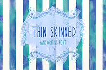 BSD Thin Skinned Font