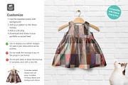 Girls Cotton Sun Dress Canva Mockup, an Apparel Mockup by Mockup Scene (Thumbnail 6 of 15)