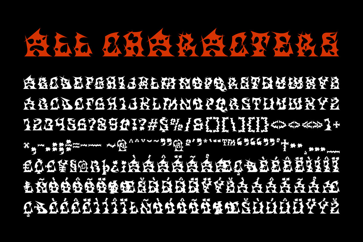 CS Redmont – Black Metal Font, a Blackletter Font by Craft Supply Co. (Photo 8 of 8)