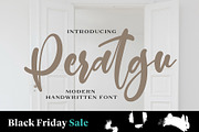 Peratgu Black Friday, a Script Font by pineungtype (Thumbnail 1 of 7)