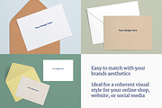 Greeting Card Envelope Mockup Bundle, a Product Mockup by Studio MVDM (Thumbnail 5 of 8)